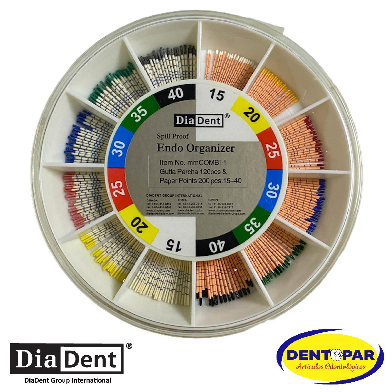 Imagen del producto Endo Organizer C/ 120 C. Guta. y 200 P. Papel