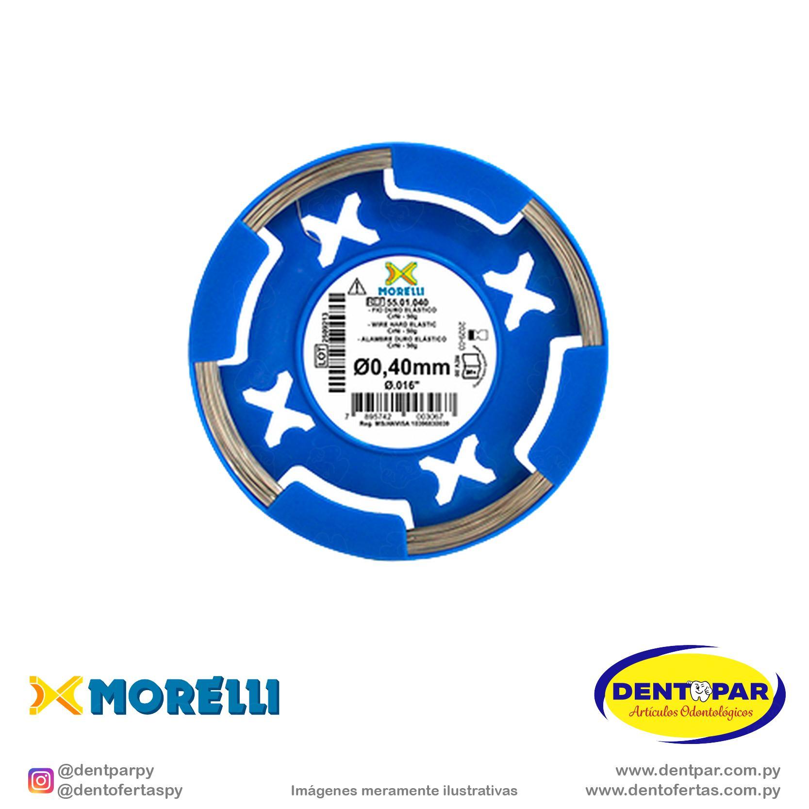 Imagen del producto Alambre de acero duro 50g .40 50m