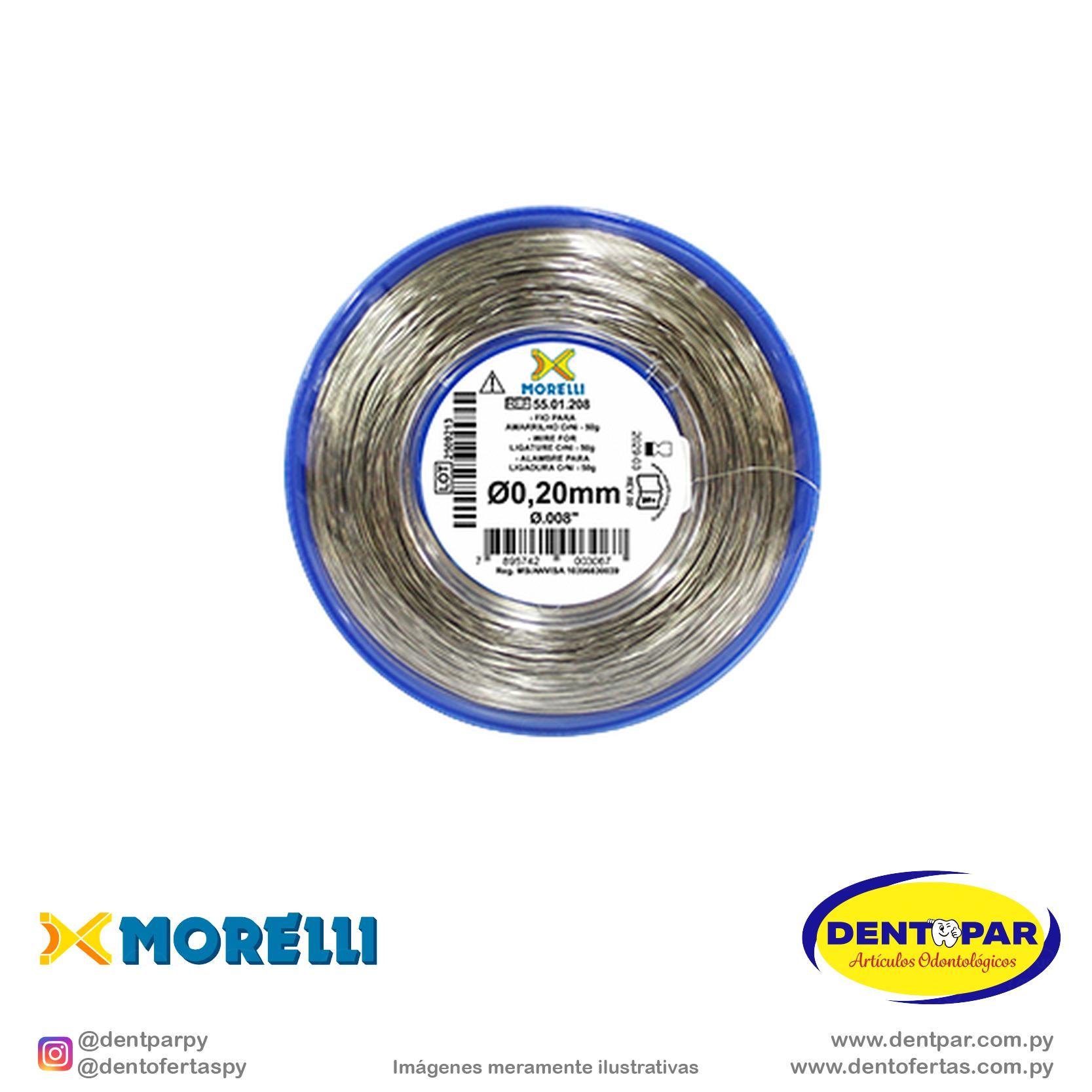 Imagen del producto Alambre P/ Ligadura .20mm (.008") 50g