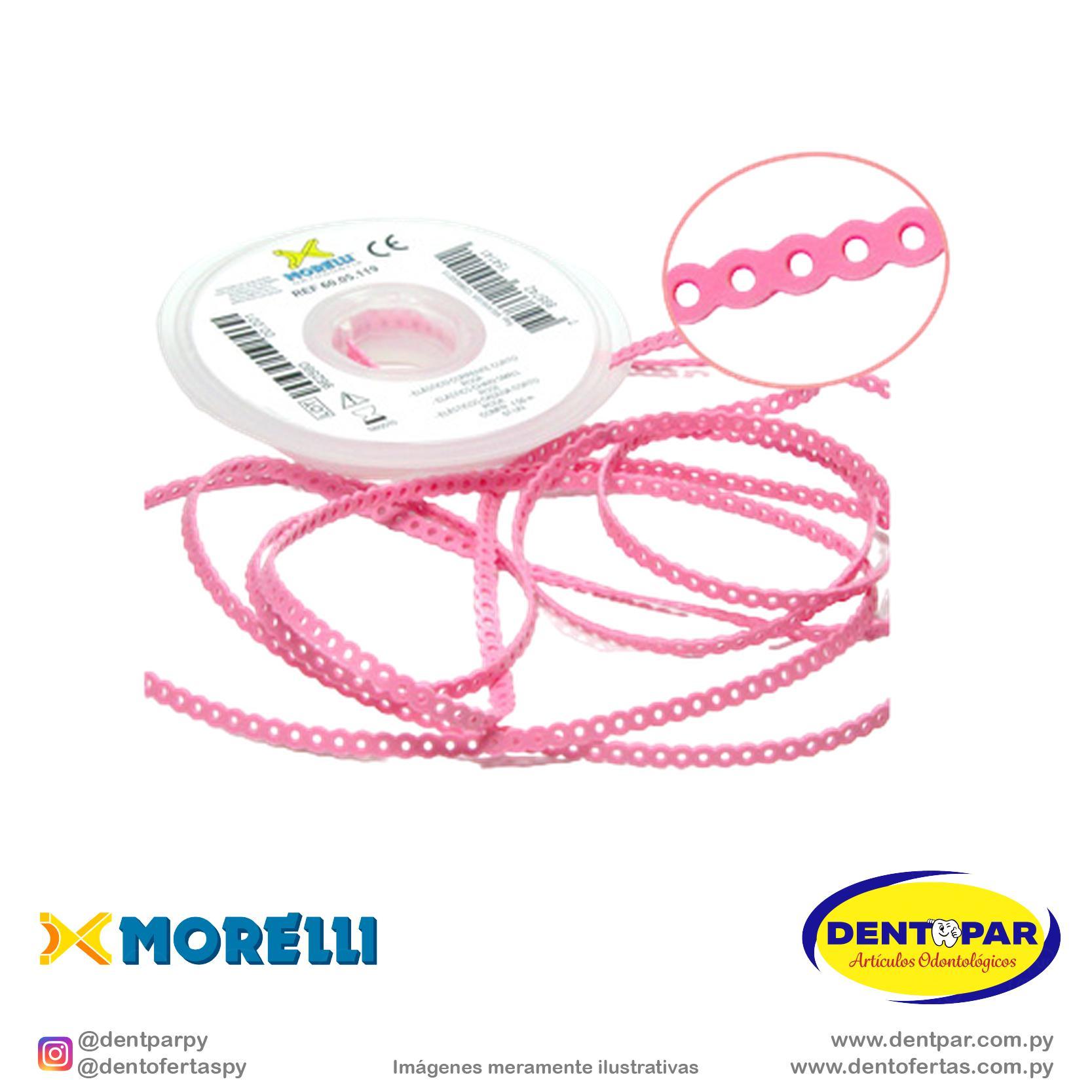 Imagen del producto Elastic cadena corto rosa bebe 1.5m