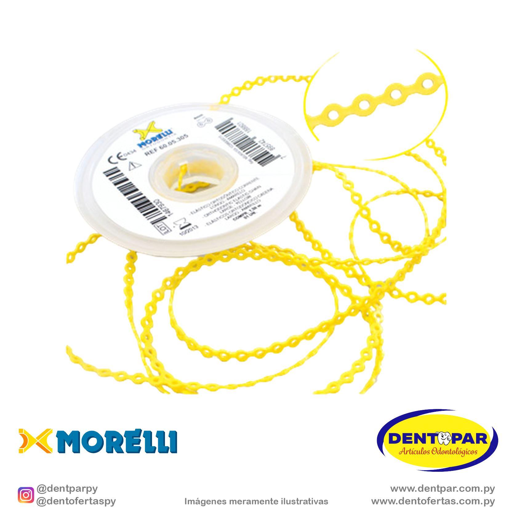Imagen del producto Elastic cadena largo amarillo 1.5m