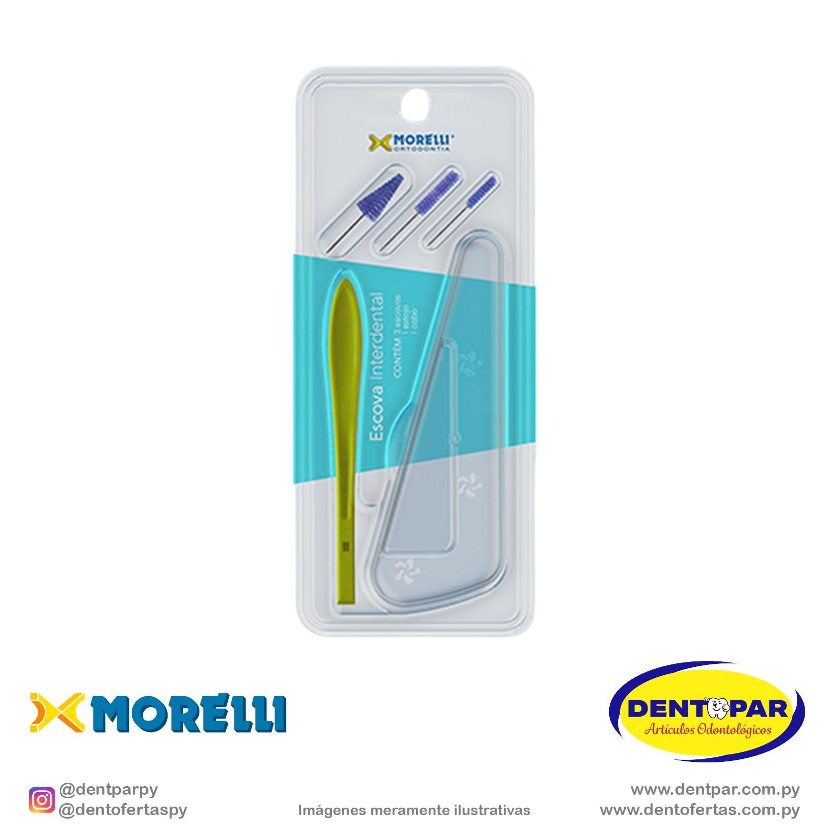 Imagen del producto Cepillo interdental amarillo C/3 refill