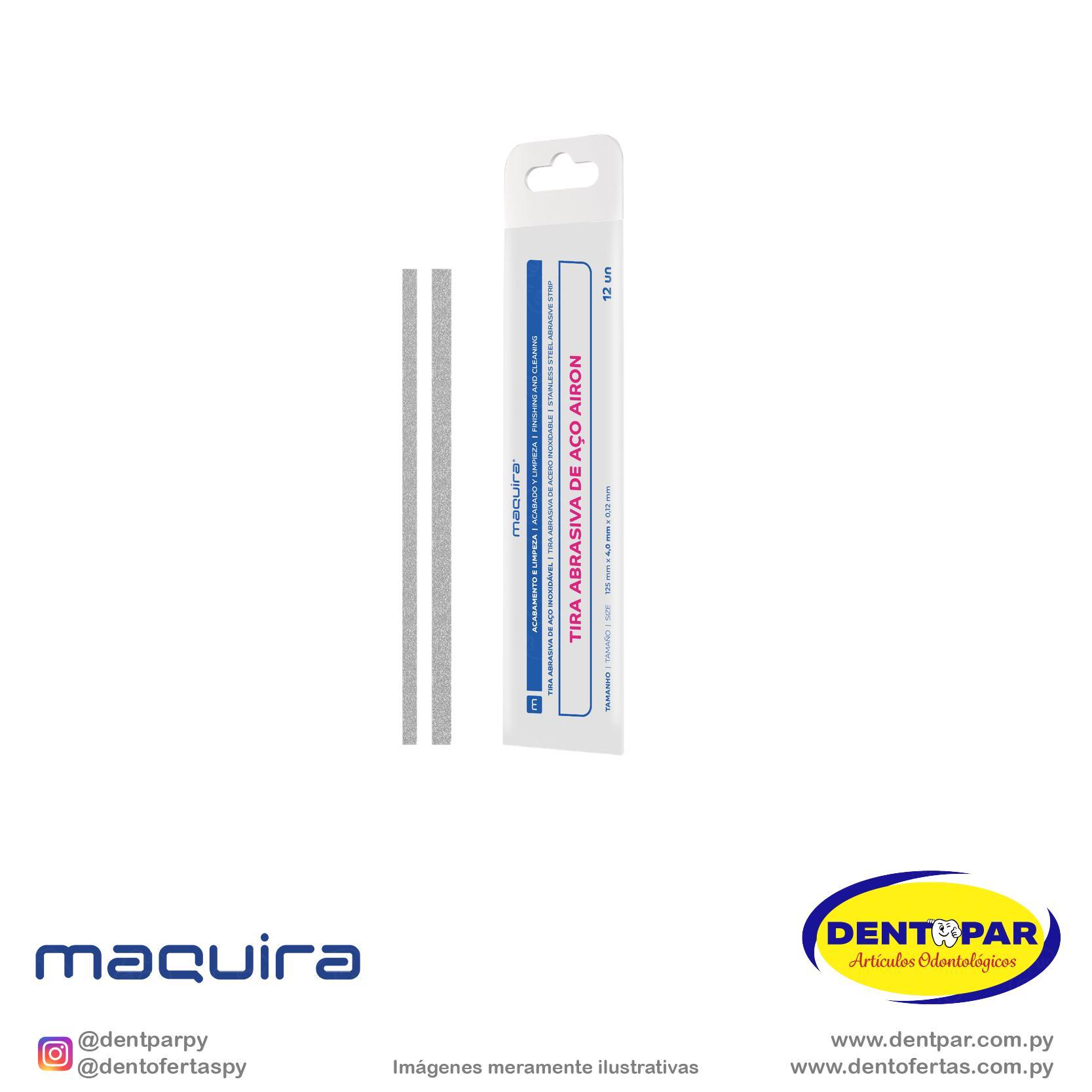 Imagen del producto Tira Abrasiva de Acero Airon C/12 4MM*125MM