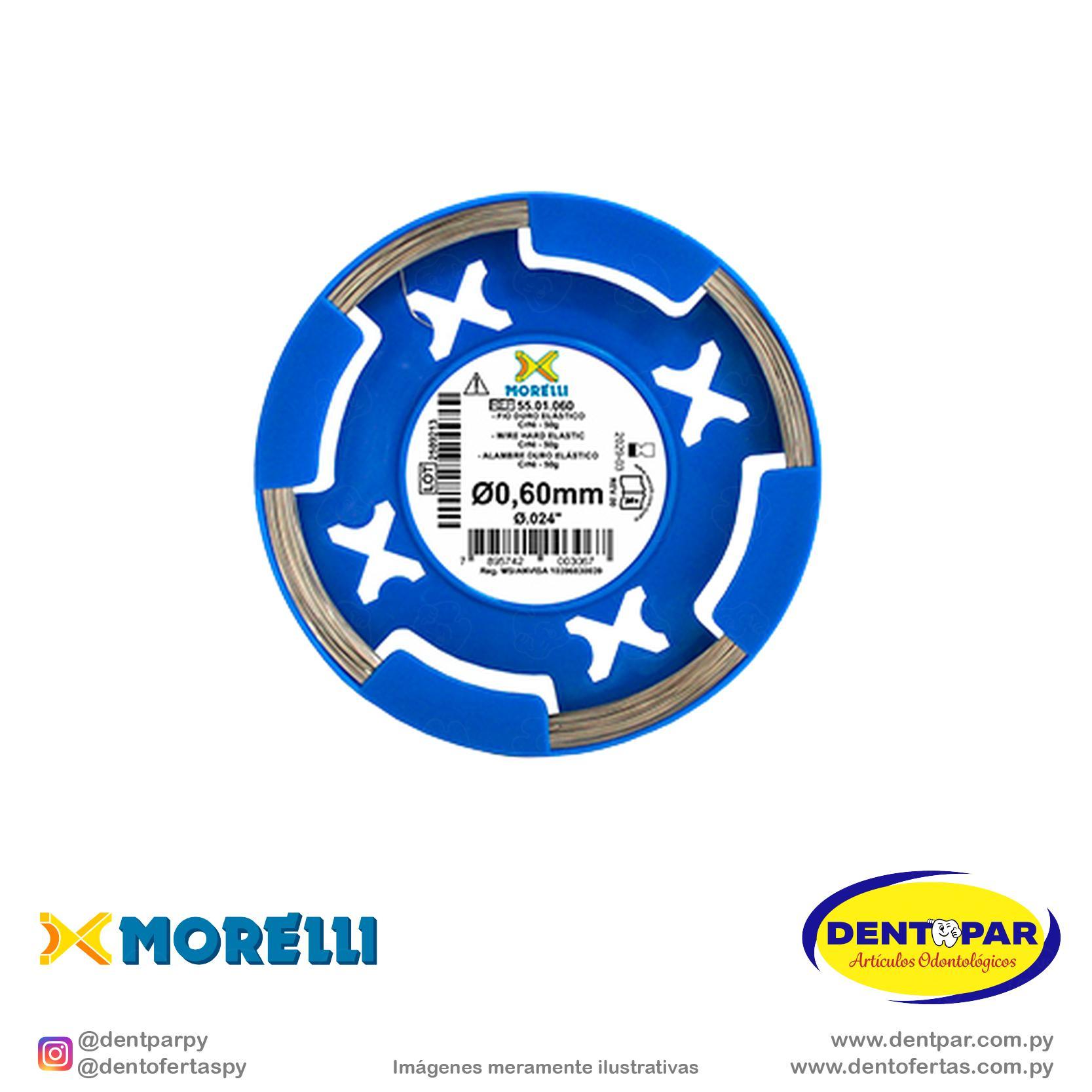 Imagen del producto Alambre de acero duro 50g .60 22m